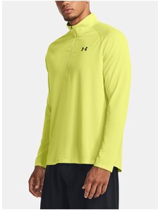 Žluté sportovní tričko Under Armour UA Tech 2.0 1/2 Zip