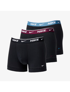Boxerky Nike Everyday Cotton Stretch Dri-FIT Trunk 3-Pack Black