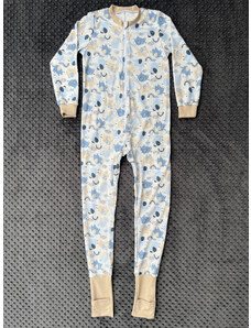 Veselá Nohavice Dětské pyžamo overal s ťapičkami Sloník
