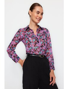 Trendyol Multi Color Floral Pattern Woven Shirt