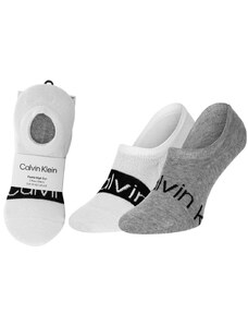 Calvin Klein Ponožky 701218713001 Bílá/šedá