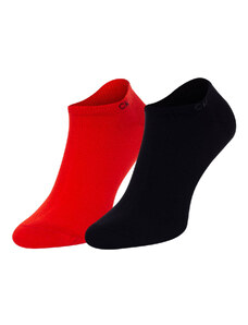 Ponožky Calvin Klein 2Pack 701218707007 Black/Red