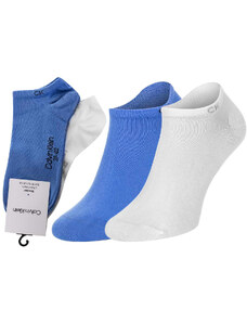 Calvin Klein Ponožky 701218707006 Bílá/modrá