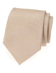 Avantgard Béžová kravata bez vzoru