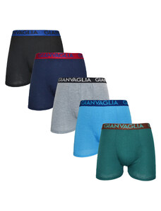 5PACK pánské boxerky Gianvaglia vícebarevné (024)