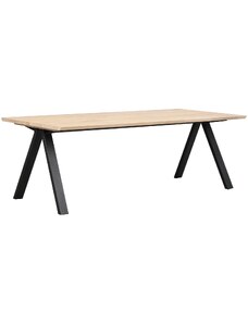 Bělený dubový jídelní stůl ROWICO CARRADALE 220 x 100 cm