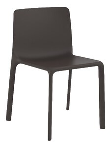 VONDOM Tmavě šedá plastová jídelní židle KES