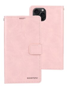 Ochranné pouzdro na iPhone 15 Pro MAX - Mercury, Bluemoon Diary Rose