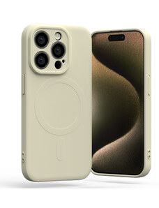 Ochranný kryt na iPhone 11 Pro - Mercury, SemiSilicon MagSafe Stone