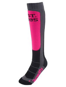 Meatfly snowboardové ponožky Hooper Pink Grey | Růžová