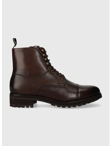 Kožené boty Polo Ralph Lauren Bryson Boot pánské, hnědá barva, 812754384001
