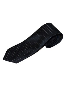 Černá pánská kravata se vzorem květů VD 544478
