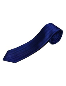 Modrá kravata s černými pruhy VD 54419
