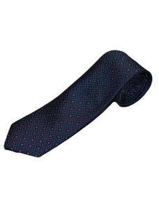 Pánská modrá kravata se vzorem květů VD 544158