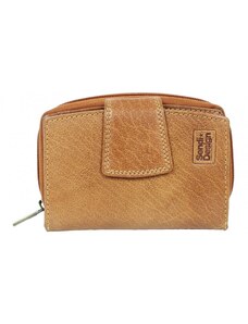 Sendi Design Dámská kožená peněženka B-2728 RFID koňak