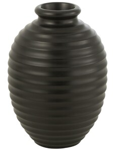 Černá keramická váza J-line Poglar 52 cm