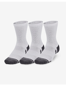 Ponožky Under Armour Ua Performance Cotton 3P Mid-Wht