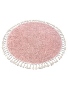 Dywany Luszczow Kusový koberec kulatý BERBER 9000, růžový