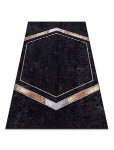 Dywany Luszczow Dětský kusový koberec MIRO 52025.802 pratelný Mramor, geometrická protiskluz, černý