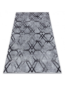Dywany Luszczow Dětský kusový koberec MIRO 51805.803 pratelný Geometrická, laťková mříž protiskluz, šedá