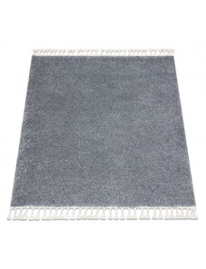 Dywany Luszczow Kusový koberec BERBER čtvercový 9000 šedý