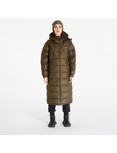 Dámská péřová bunda ColumbiaPike Lake II Long Puffer Jacket Olive Green