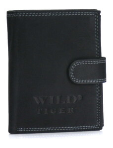 Pánská kožená peněženka Wild Tiger ZM-128R-123A černá RFID ochrana