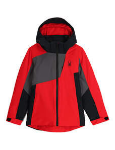 Chlapecká lyžařská bunda Spyder AMBUSH - červená 128
