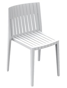 VONDOM Bílá plastová zahradní židle SPRITZ