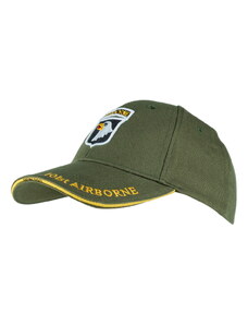 Fostex Garments Čepice 101st Airborne zelená se zlatým nápisem