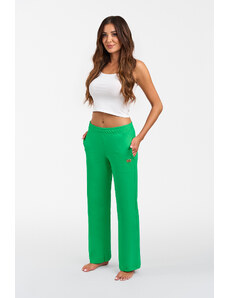 Italian Fashion Alta dámské dlouhé kalhoty - zelené