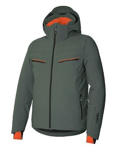 Zero RH+ Klyma Evo greenwood/tango pánská lyžařská bunda tmavě zelená/oranžová M