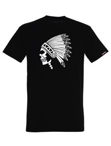 Tričko LEWEL Indian - černé