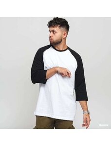 Pánské tričko Urban Classics Contrast 3/4 Sleeve Raglan White/ Black