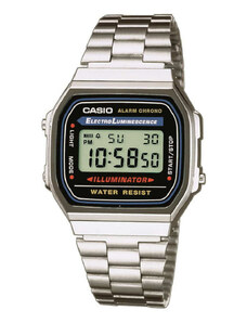 Pánské hodinky Casio A168WA 1YES Silver