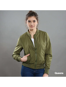 Dámská bunda bomber Urban Classics Ladies Light Bomber Jacket Olive