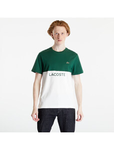 Pánské tričko LACOSTE T-Shirt Green/ Flour