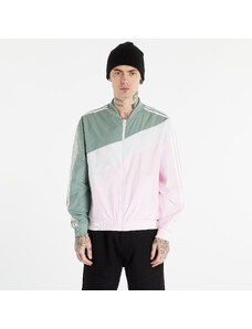 Pánská větrovka adidas Originals Swirl Woven Track Jacket Silver Green/ Clear Pink