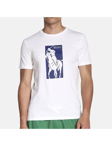 Pánské bílé triko Ralph Lauren 55464