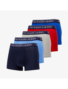 Boxerky Polo Ralph Lauren Stretch Cotton Classic Trunk 5-Pack Red/ Grey/ Royal Game/ Blue/ Navy