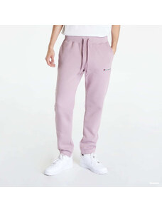 Pánské tepláky Champion Logo Elastic Cuff Pants Purple