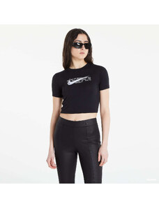 Dámské tričko Nike NSW Oversized Slim Crop Tee Black