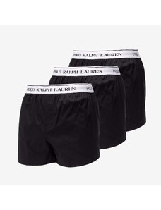 Boxerky Polo Ralph Lauren Stretch Cotton Slim Fit Trunks 3-Pack Black