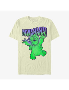 Pánské tričko Merch Disney Lilo & Stitch - Mwahaha Unisex T-Shirt Natural