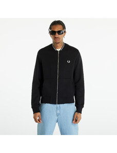 Pánská mikina FRED PERRY Zip Through Sweatshirt Black