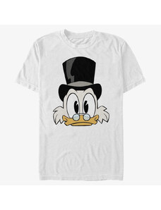 Pánské tričko Merch Disney Classics Ducktales - Scrooge Big Face Unisex T-Shirt White