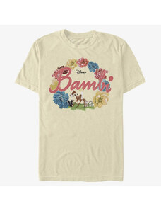 Pánské tričko Merch Disney Classics Bambi - Bambi Flowers Unisex T-Shirt Natural