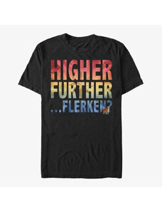 Pánské tričko Merch Captain Marvel: Movie - Higher Further Flerken Unisex T-Shirt Black