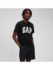 Pánské tričko GAP V-Logo Orig Arch True Black