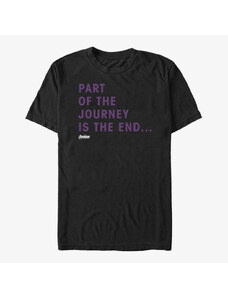 Pánské tričko Merch Marvel Avengers Endgame - Journey Ending Unisex T-Shirt Black